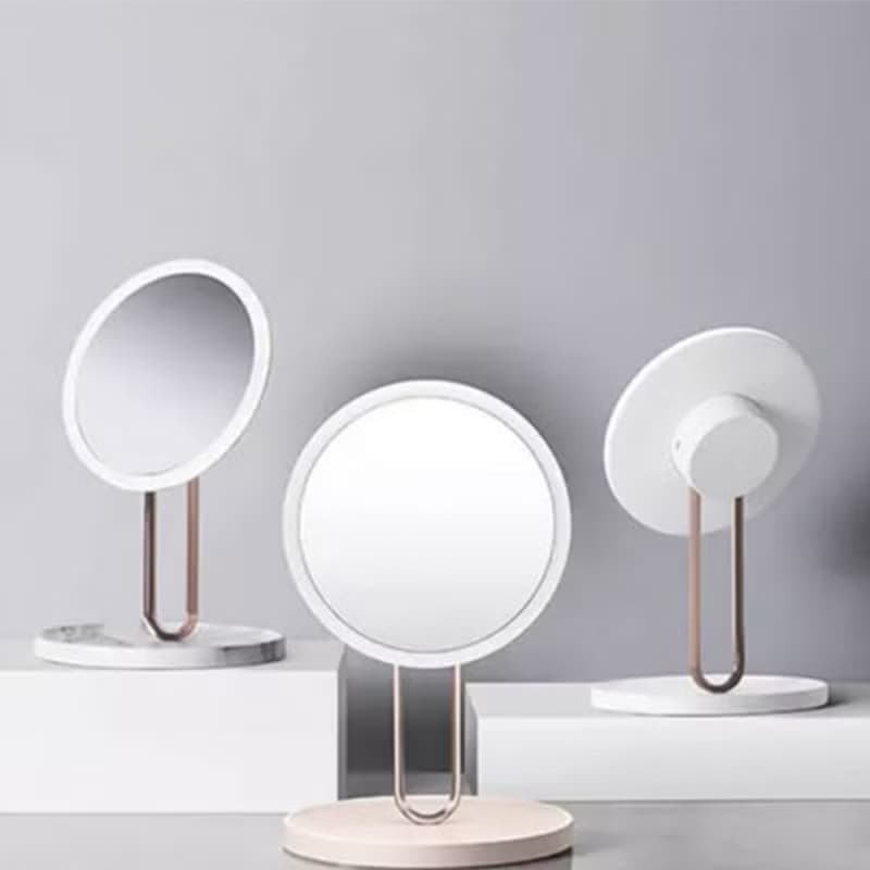 【免運特惠】化妝鏡禮盒台式led燈桌面鏡子女友禮物/斐色耐