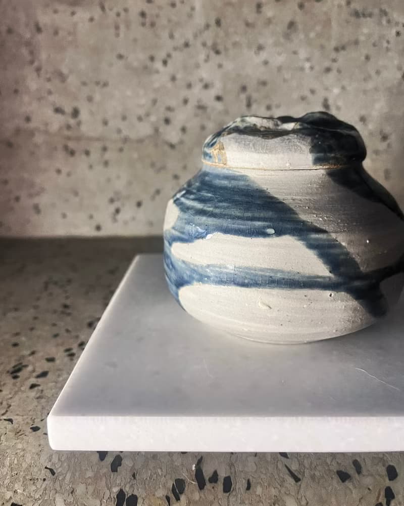 墨藍 茶席 胖胖茶倉 茶罐 零三 | 陶器皿