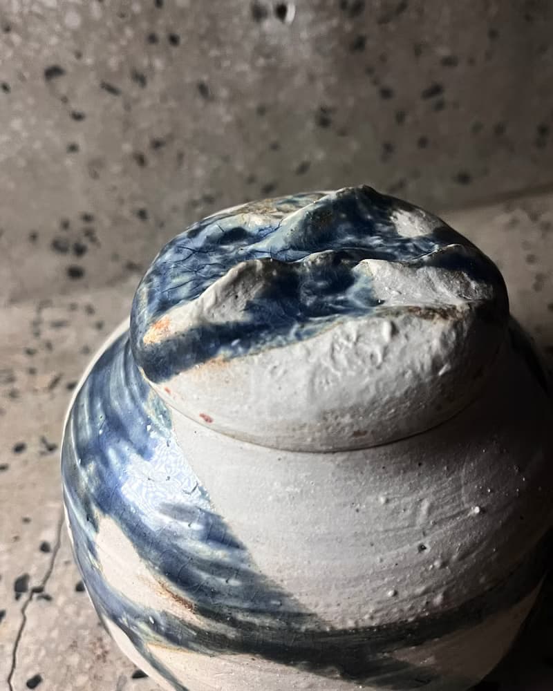 墨藍 茶席 胖胖茶倉 茶罐 零三 | 陶器皿