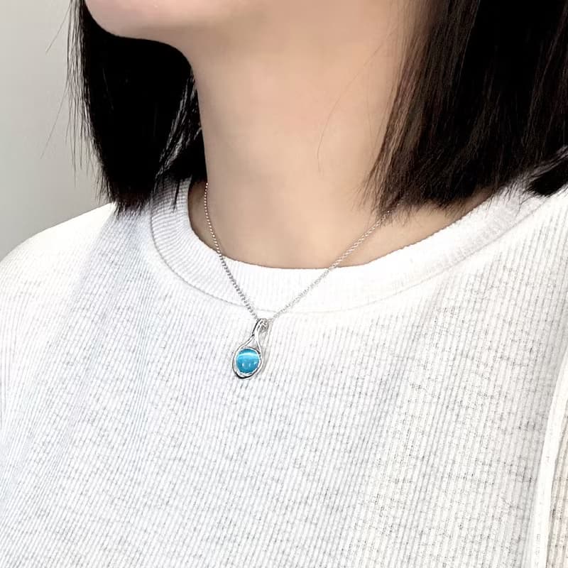 終極惡女經典復刻-海之鍊純銀項鍊