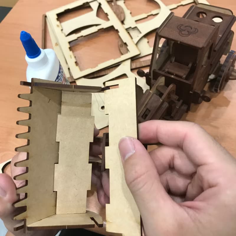 【手作DIY】推土機筆筒(中小朋友玩具) 手作DIY 禮物
