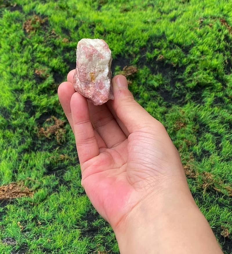 能量擺飾-天然溫柔系粉紅碧璽原石 旺桃花 增人緣 快速出貨