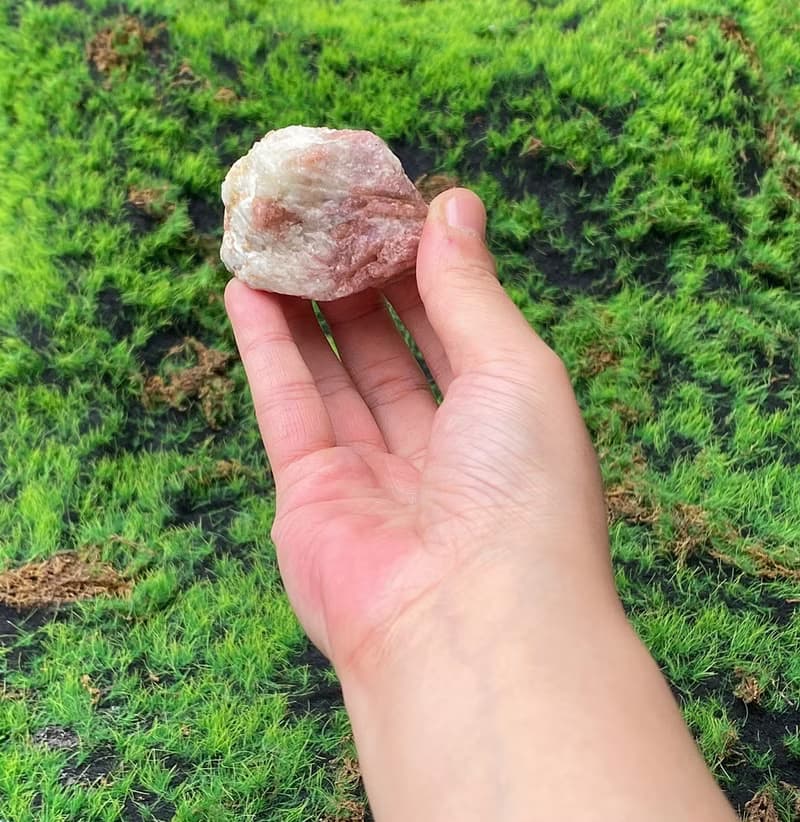 能量擺飾-天然溫柔系粉紅碧璽原石 旺桃花 增人緣 快速出貨