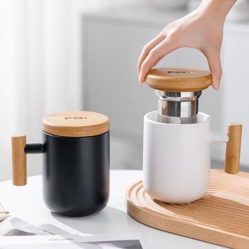 【獨享茶具】陶瓷明茗杯 2.0 泡茶杯 馬克杯-香港限定 生日 七夕