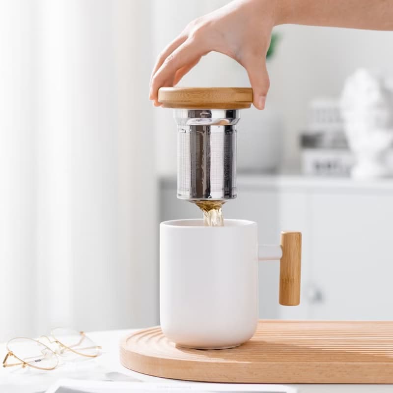 【獨享茶具】陶瓷明茗杯 2.0 泡茶杯 馬克杯-香港限定 生日 七夕