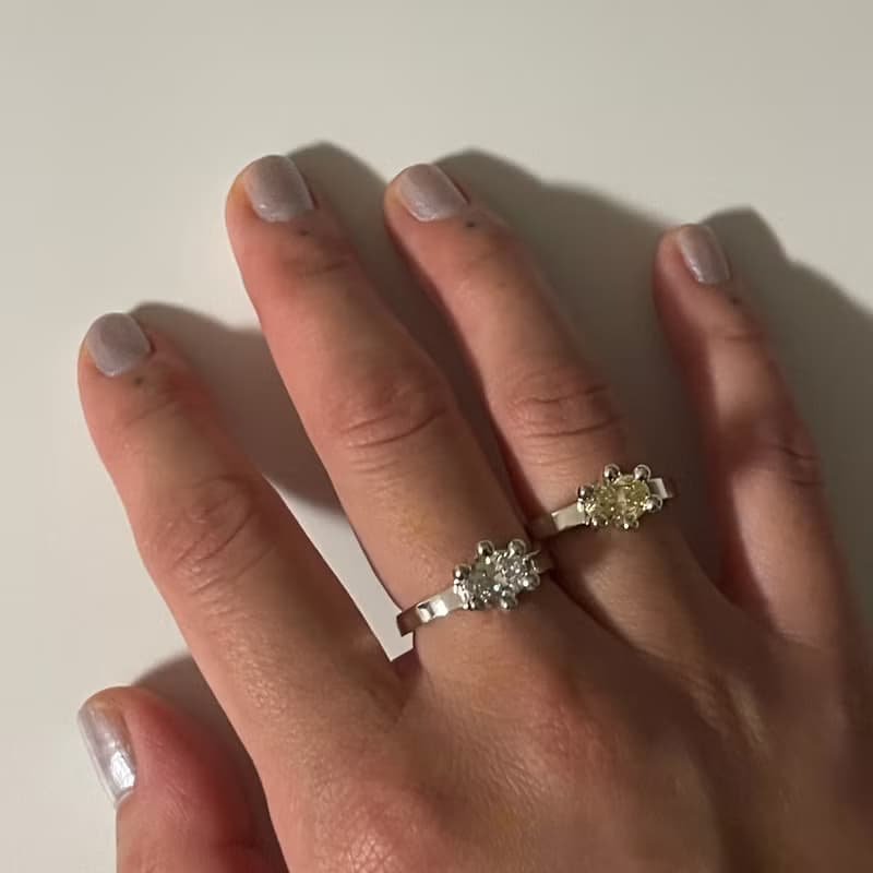 haime audrey ring (cubic 8*6mm) original silver
