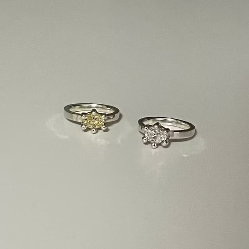 haime audrey ring (cubic 8*6mm) original silver