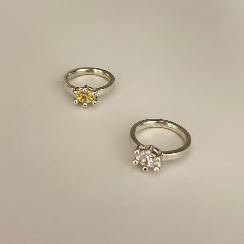 haime audrey ring (cubic 8*6mm) original silver