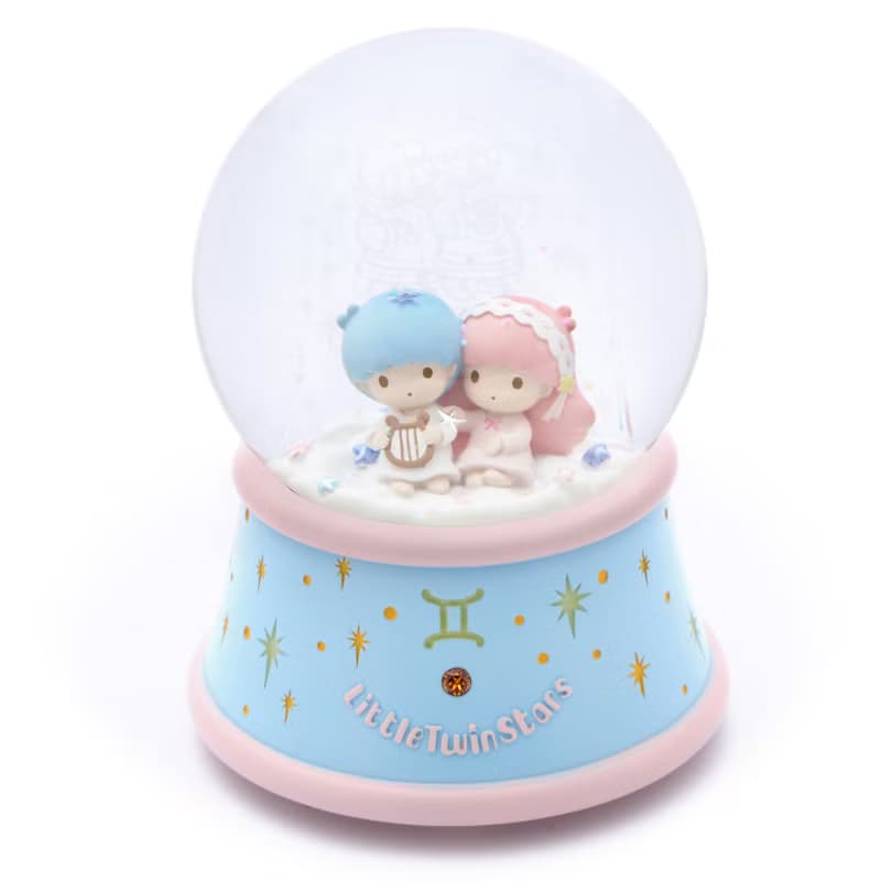 LITTLE TWIN STARS 雙子座 水晶球音樂盒 生日 情人節 彌月禮物