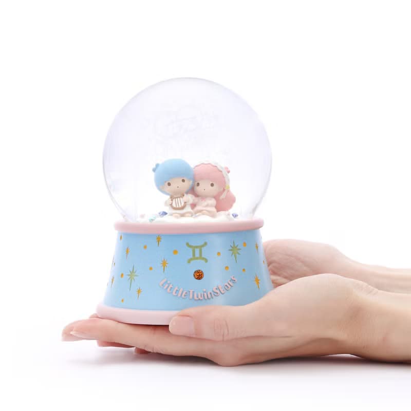 LITTLE TWIN STARS 雙子座 水晶球音樂盒 生日 情人節 彌月禮物