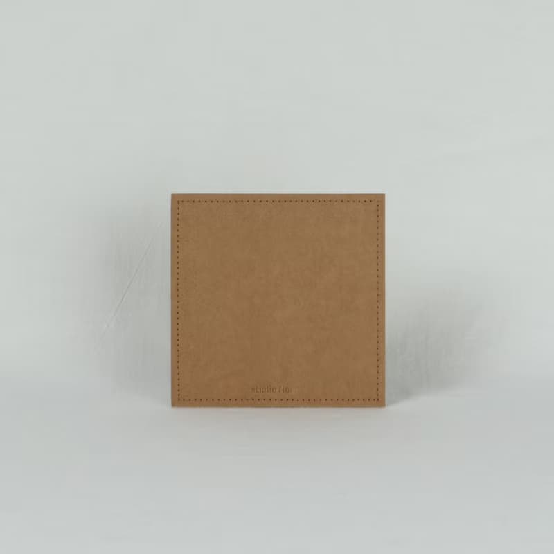 craft leather tea coaster ver.1