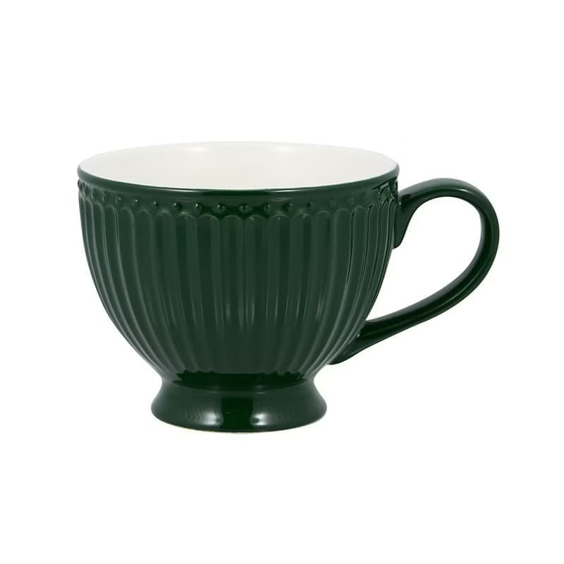 丹麥GreenGate Alice pinewood green 拿鐵杯/馬克杯