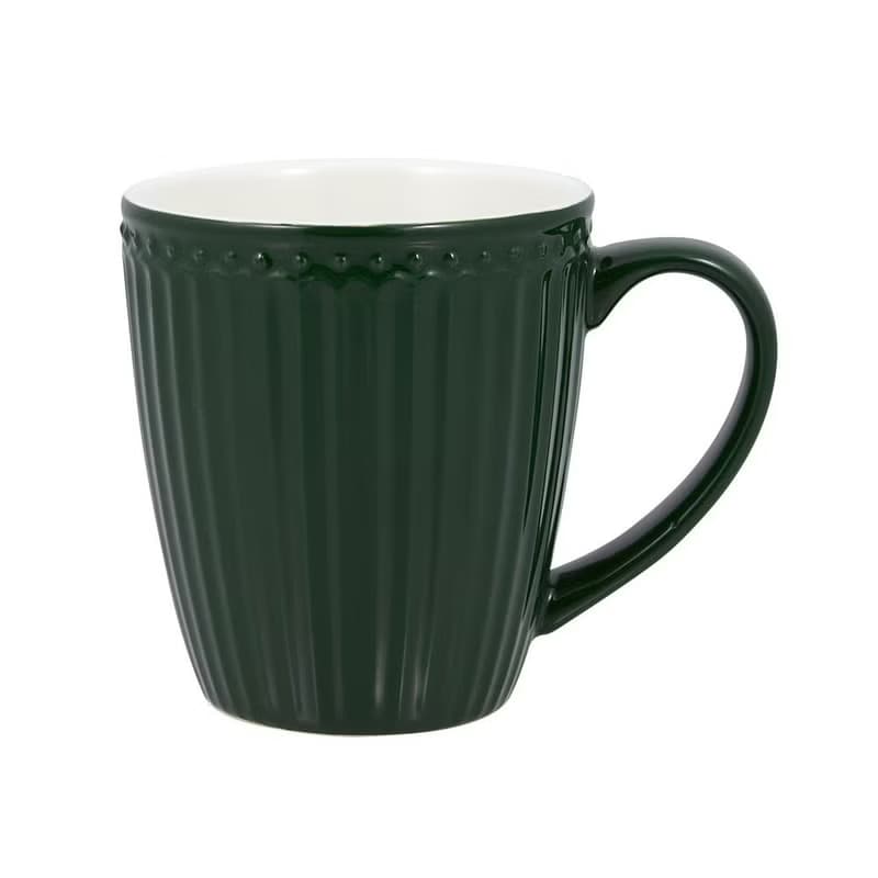 丹麥GreenGate Alice pinewood green 拿鐵杯/馬克杯