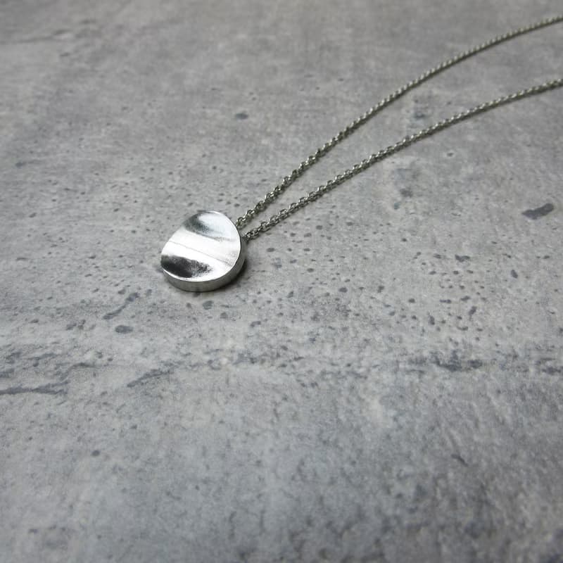 full moon necklace_月圓項鍊 | 925純銀 限量 設計師手作