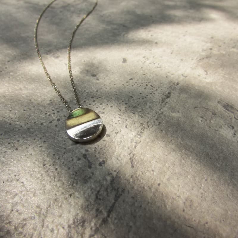full moon necklace_月圓項鍊 | 925純銀 限量 設計師手作