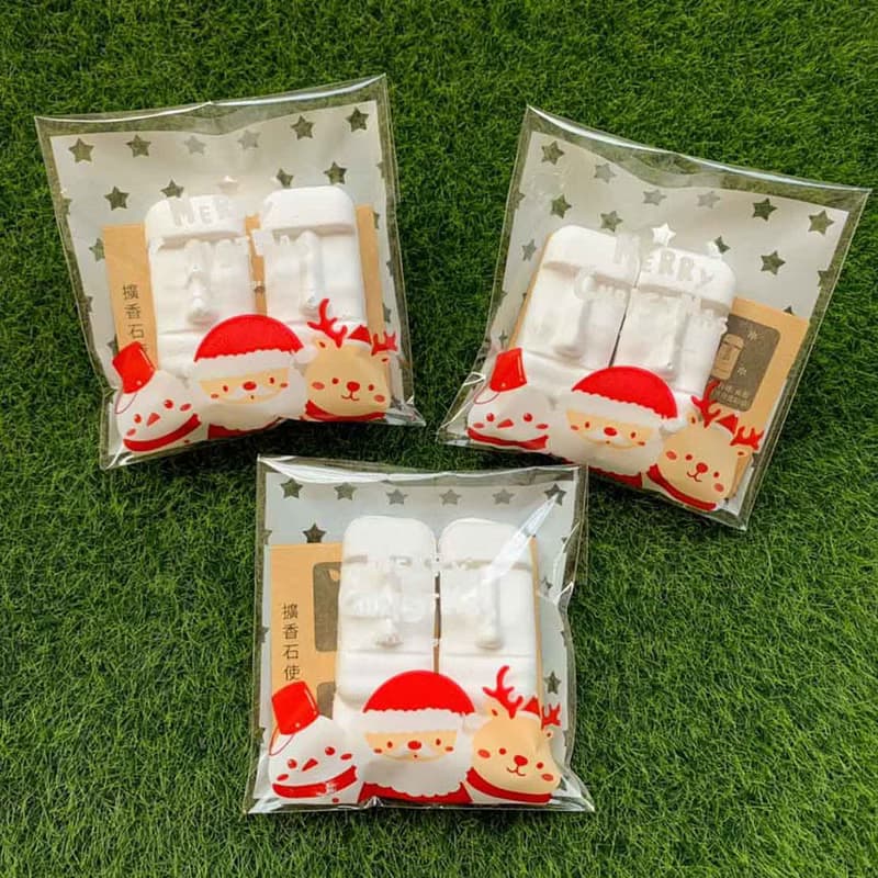 復古斑駁風格 摩艾擴香石/聖誕小包裝