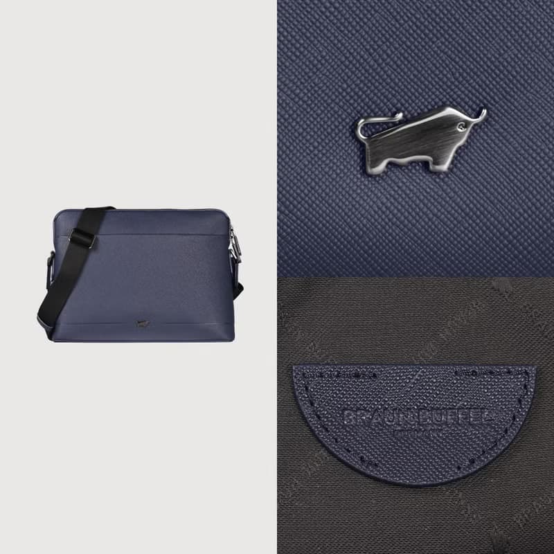 【滿3999送鑰匙圈】格瑞克-E 大型橫式斜背包-深藍/BF573-62-DB