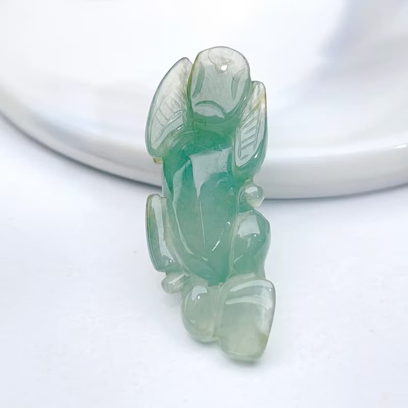 【招財神獸】冰綠翡翠貔貅擺飾 | 天然緬甸玉翡翠A貨|送禮