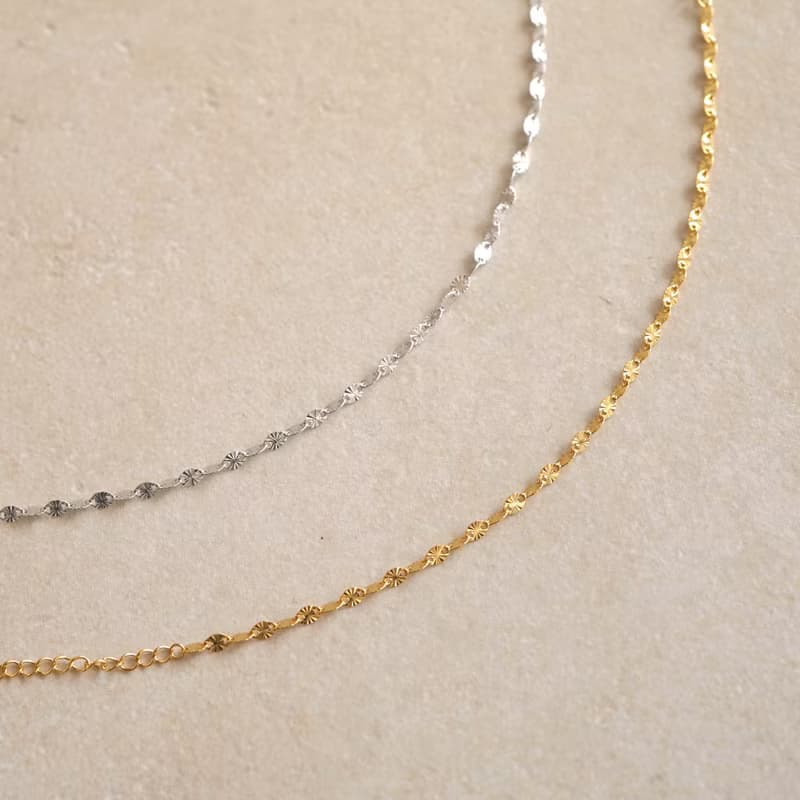 Silver925   ノッチオーバルチェーンブレスレット