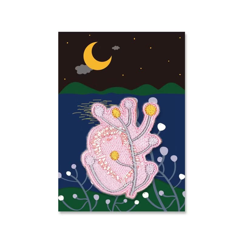 獨家設計刺繡胸章(彩色蒲公英)粉丨婚禮小物 開學