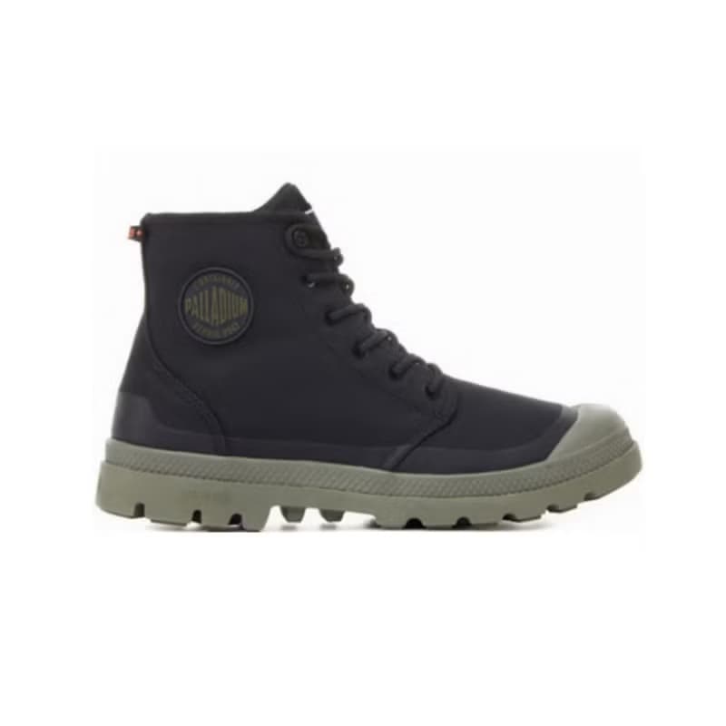 PALLADIUM PAMPA RECYCL LT+ WP+ 拉鍊防水靴 黑綠 74066