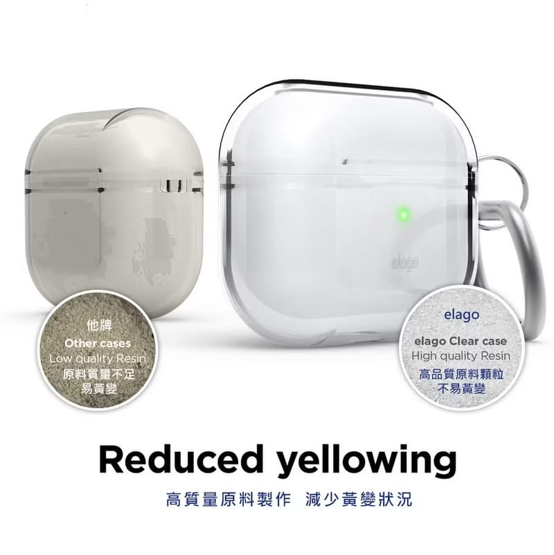 AirPods 3 無痕透明殼 附鑰匙圈 耳機殼 耳機套