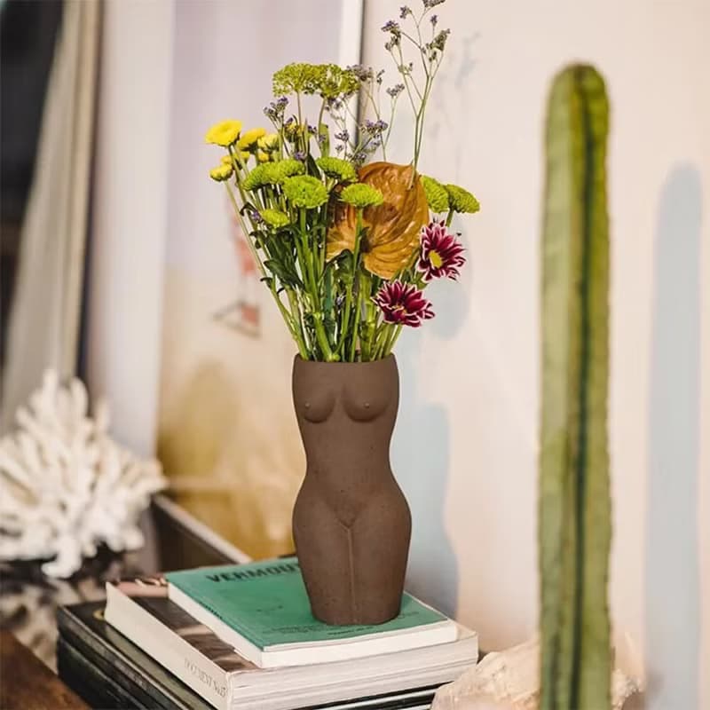 DOIY 創意身體女性曲線花瓶插花擺件花器桌面裝飾生日禮物