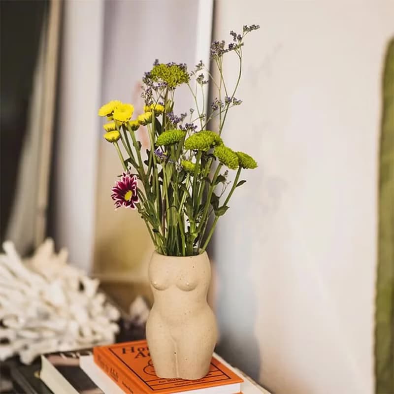 DOIY 創意身體女性曲線花瓶插花擺件花器桌面裝飾生日禮物