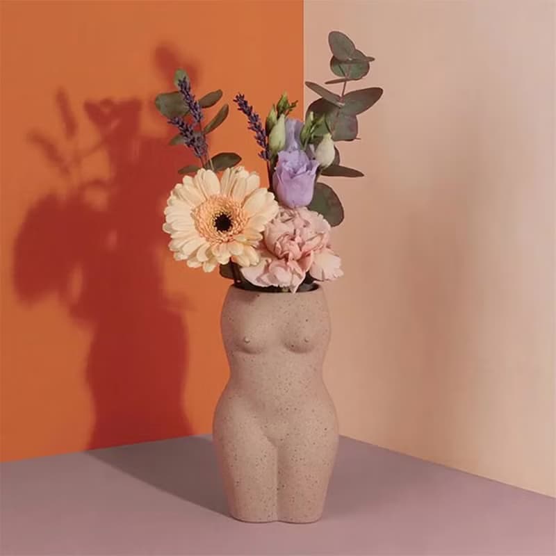 DOIY 創意身體女性曲線花瓶插花擺件花器桌面裝飾生日禮物