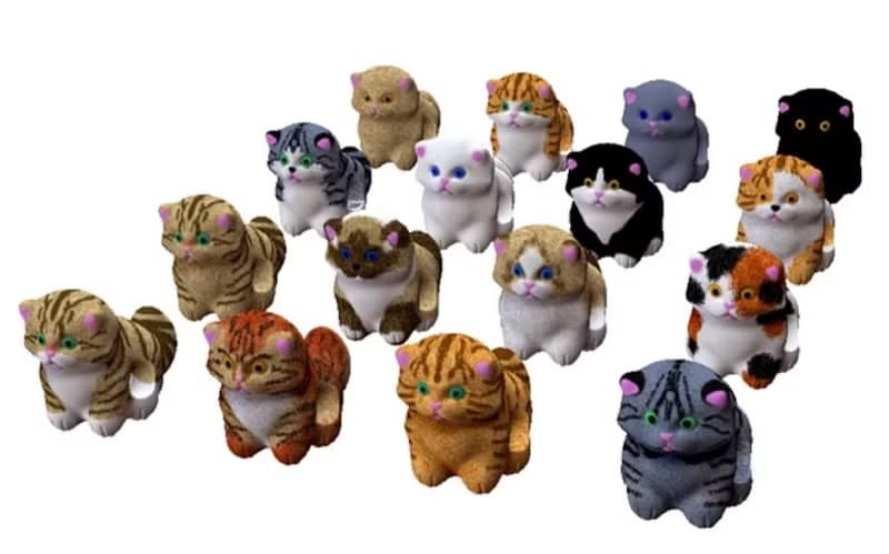 受注製作 長毛ニャンコ会議ウルトラミニ 猫ブレスレット