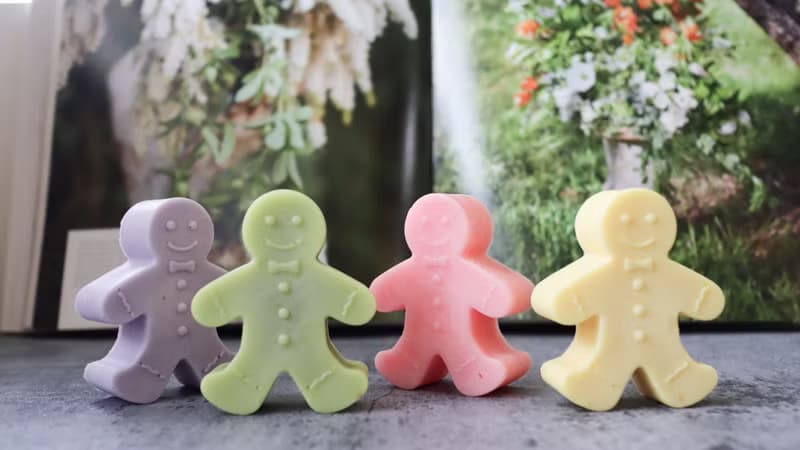 聖誕禮物  手工皂 草本香氛 薑餅人(綠) 交換禮物 禮贈品