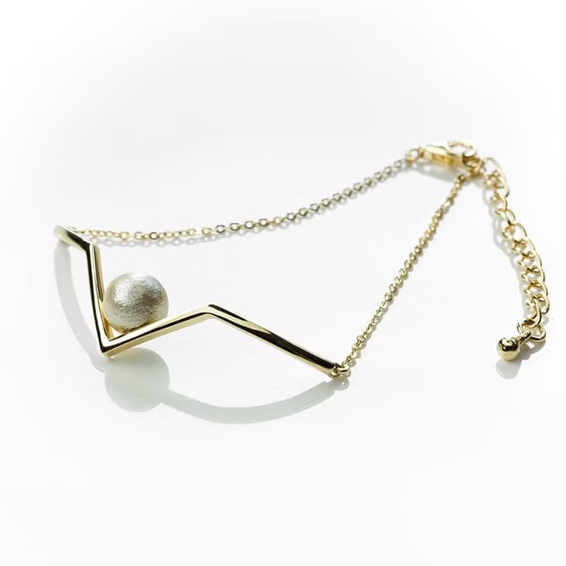 925純銀棉珍珠手環【密碼系列-Kismet棉珍珠手環】