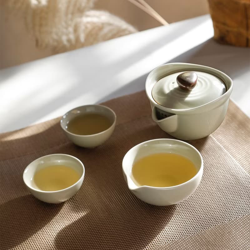 石上清泉  便捷式快客杯一壺兩杯中式功夫茶茶具套裝