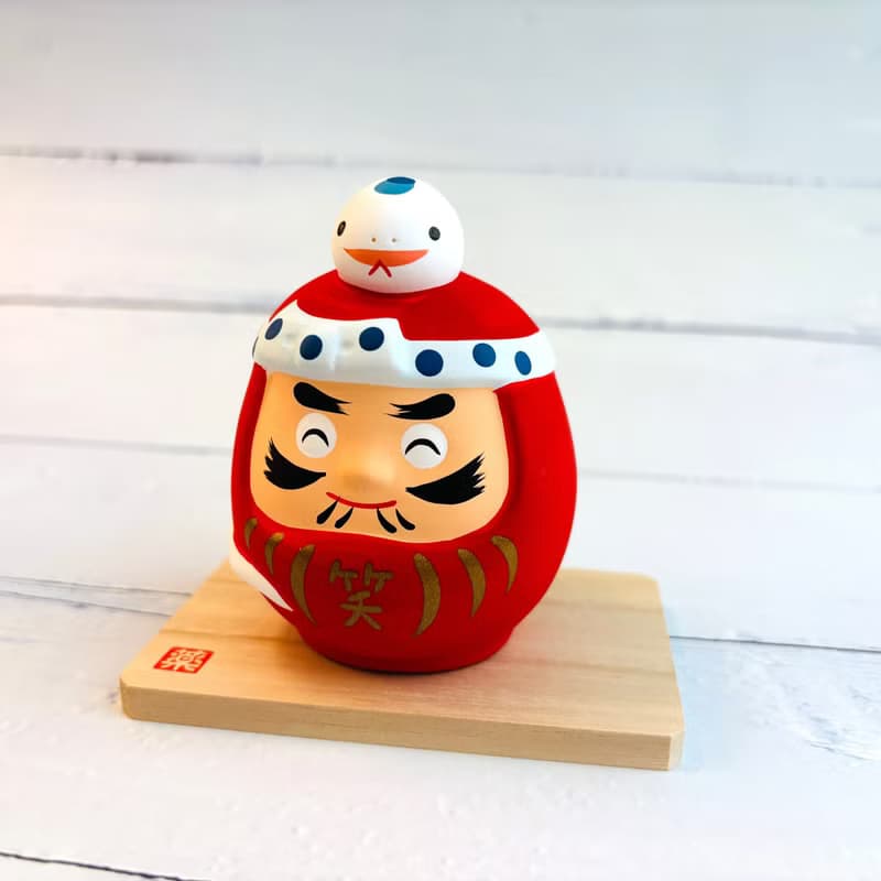 錦彩招福蛇-笑門來福-生肖吉祥物(蛇年) 重生,開運,招財 送禮