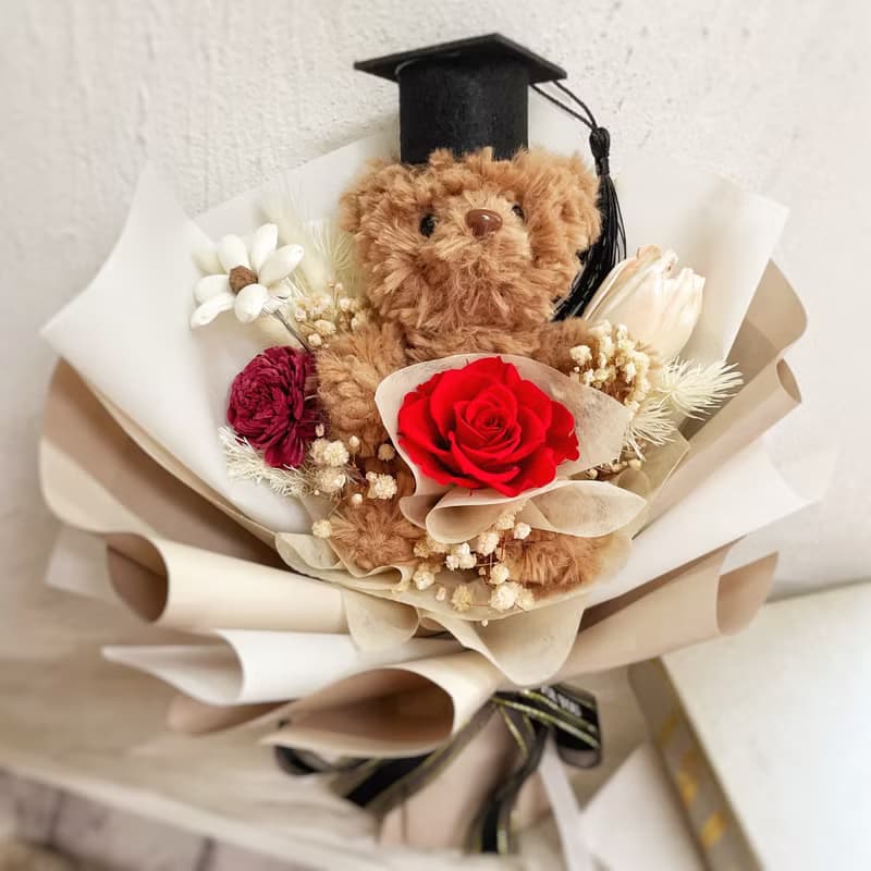 Teddy in Bloom泰迪花語 永生花/乾燥花/求婚 情人節 浪漫/禮物