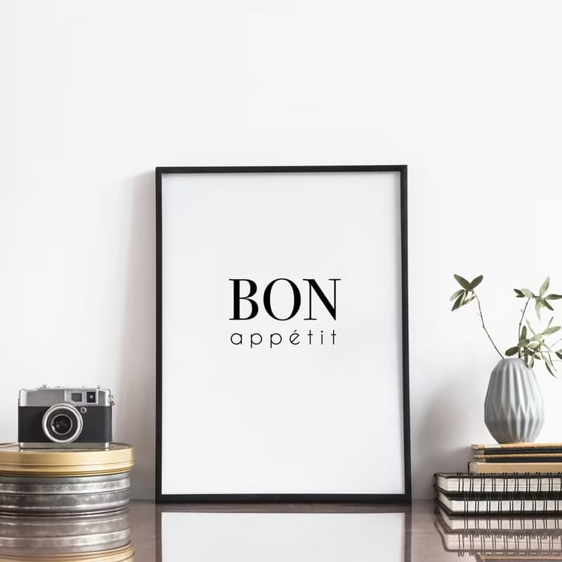 好胃口 Bon Appétit-掛畫/廚房掛畫/英文字母/複製畫/家居擺設