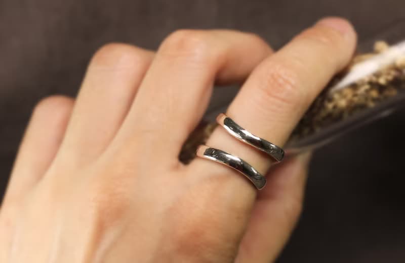 線條系列-圓弧訂製款925銀戒