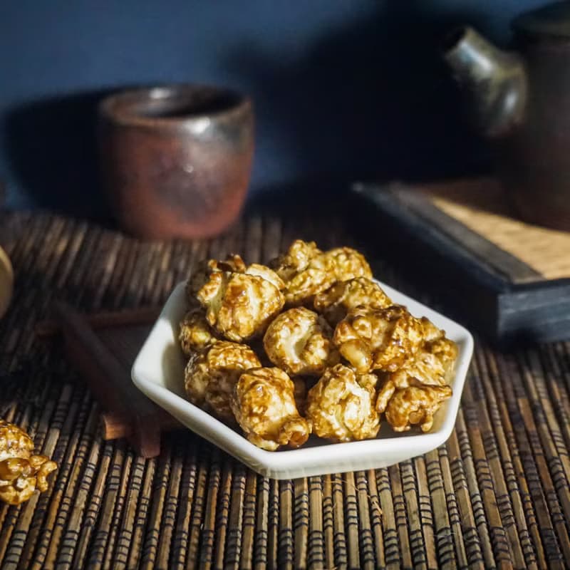 3入 真茶葉爆米花 | 台灣頂級茶粉製作 台灣伴手禮 茶香過年禮盒