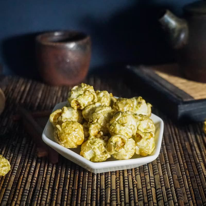 3入 真茶葉爆米花 | 台灣頂級茶粉製作 台灣伴手禮 茶香過年禮盒