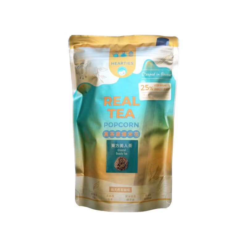 3入 真茶葉爆米花 | 台灣頂級茶粉製作 台灣伴手禮 茶香過年禮盒