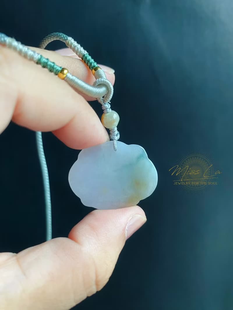 天然緬甸玉翡翠 如意狐狸 手工雕 招桃花守姻緣 禮物 天然 項鍊