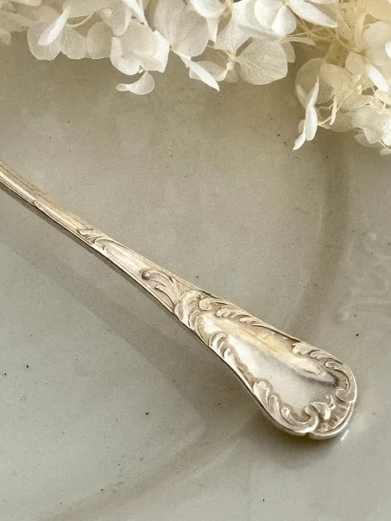 40676-珍藏法國古董CHRISTOFLE鍍銀叉6支附盒