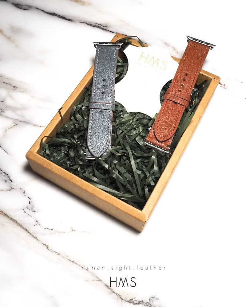 法國山羊皮 Apple watch 錶帶