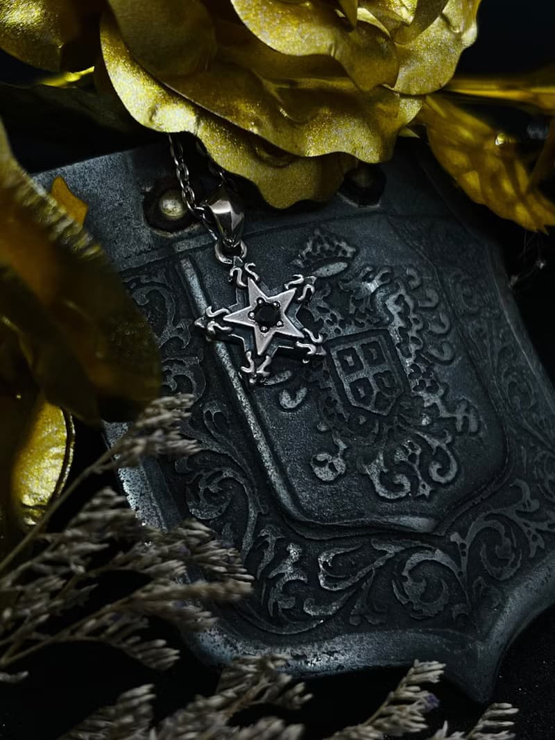 【圖騰系列】五芒星Pentagram 925 純銀 墜飾 (不含鍊)