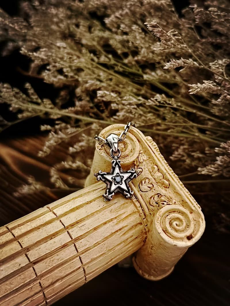 【圖騰系列】五芒星Pentagram 925 純銀 墜飾 (不含鍊)