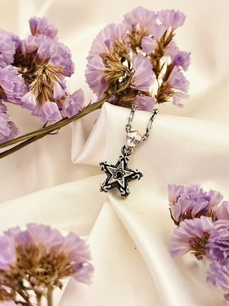 【圖騰系列】五芒星Pentagram 925 純銀 墜飾 (不含鍊)
