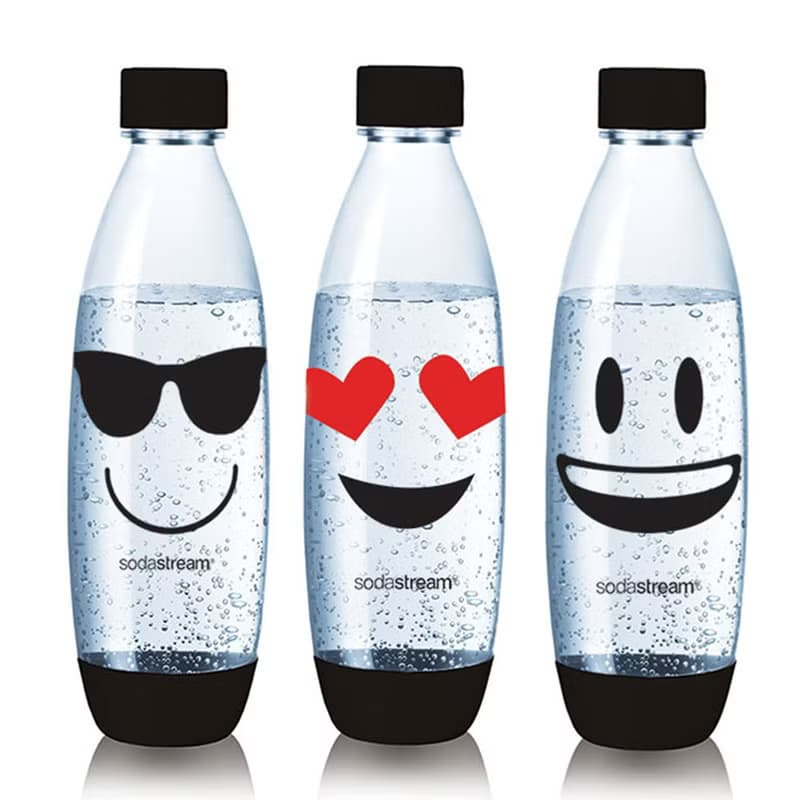 英國SodaStream  Emoji水滴寶特瓶500ml(2入) / 1L(3入)