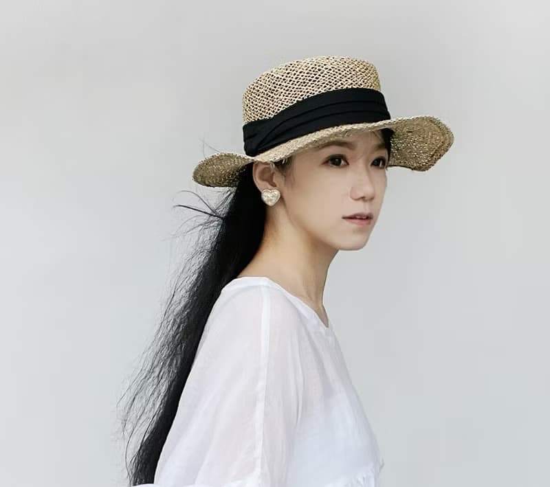 白色情人 愛心  l 手工刺繡 串珠耳環 戒指