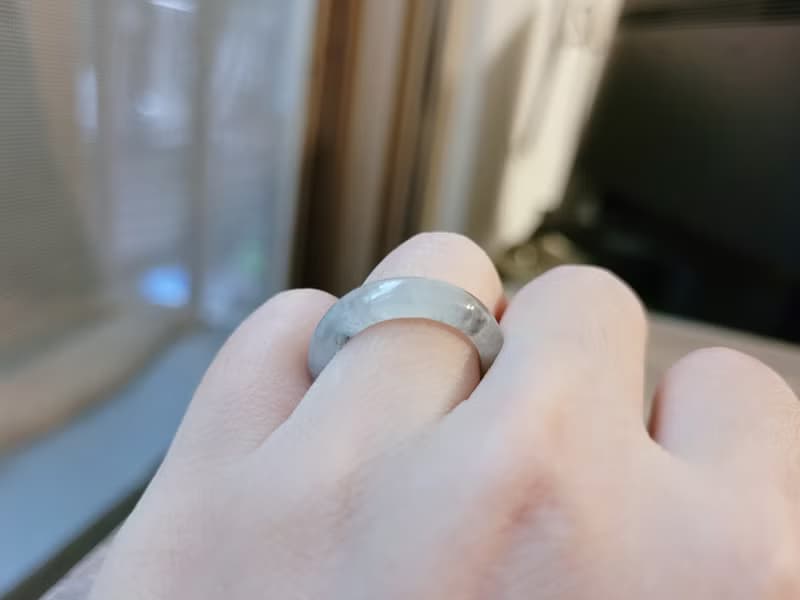 親翠 天然翡翠 冰塊感十足美炸冰手指鐲12可口戒圈 送禮首選