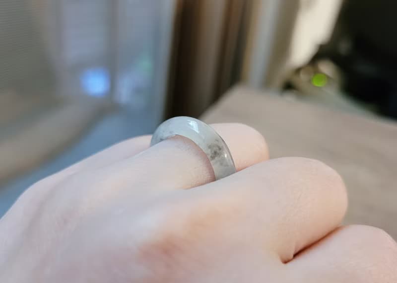 親翠 天然翡翠 冰塊感十足美炸冰手指鐲12可口戒圈 送禮首選